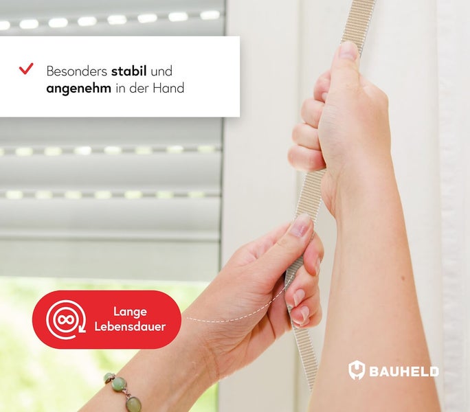 Rolladen Gurt in Händen, stabil und langlebig