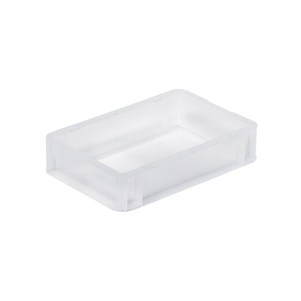 PROREGAL Transparenter Eurobehälter BasicLine Mit Geschlossenem Griff HxBxT 7 x 20 x 30 cm 2,9 Liter Eurobox Transportbox Transportbehälter Stapelbehälter