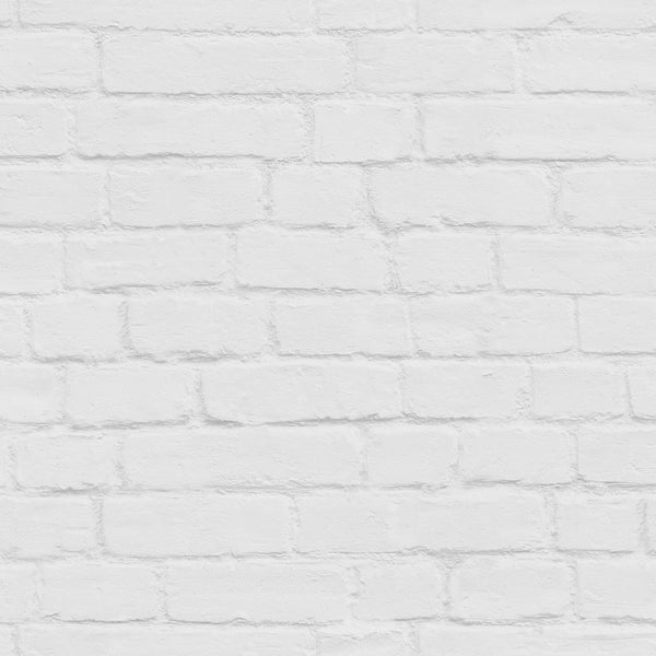 Weiße Backsteinmauer als Hintergrund