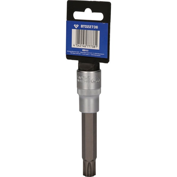 BRILLIANT TOOLS 1/2 RIBE-Bit-Stecknuss 100 mm lang M12 - BT022736