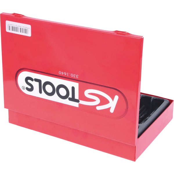 Offene Werkzeugkiste mit KS Tools Logo