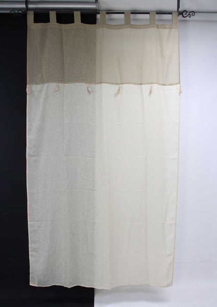 FRANK FLECHTWAREN | Vorhang Quasten, POLYESTER, 140 x 240 cm