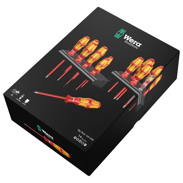 Wera Schraubendrehersatz im Set-Karton