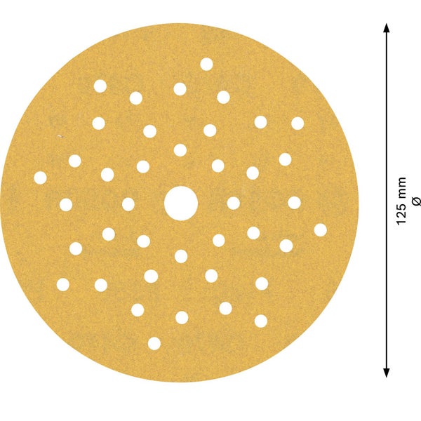 Schleifscheibe 125 mm Durchmesser mit Löchern