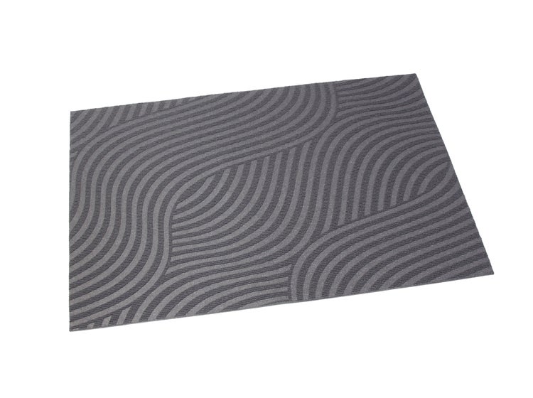 FRANK FLECHTWAREN | Bodenmatte Waves, 90 x 60 cm, POLYESTER, PVC