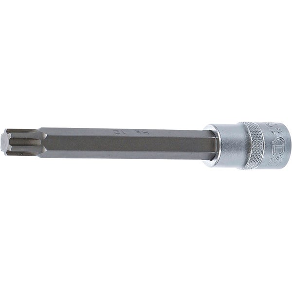 BGS Bit-Einsatz Länge 140 mm Antrieb Innenvierkant 12,5 mm (1/2) Keil-Profil (für RIBE) M12 - 4176