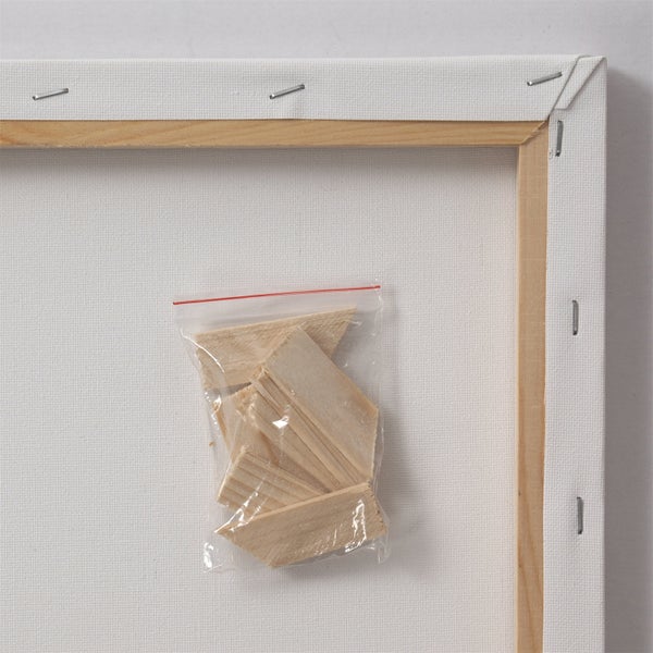 Leinwand  University 2er Set 70x70 cm (LxB) vorgrundiert, malfertig bespannt weiß