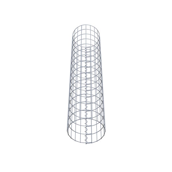 Gabionensäule Durchmesser 32 cm, MW 5 x 10 cm rund - Höhe: 1,50 m