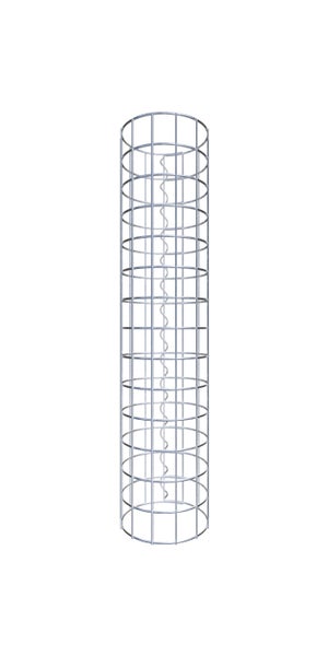 Gabionensäule Durchmesser 22 cm MW 5 x 5 cm rund - Höhe: 70 cm