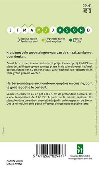 Informationen zur Aussaat von Kräutern