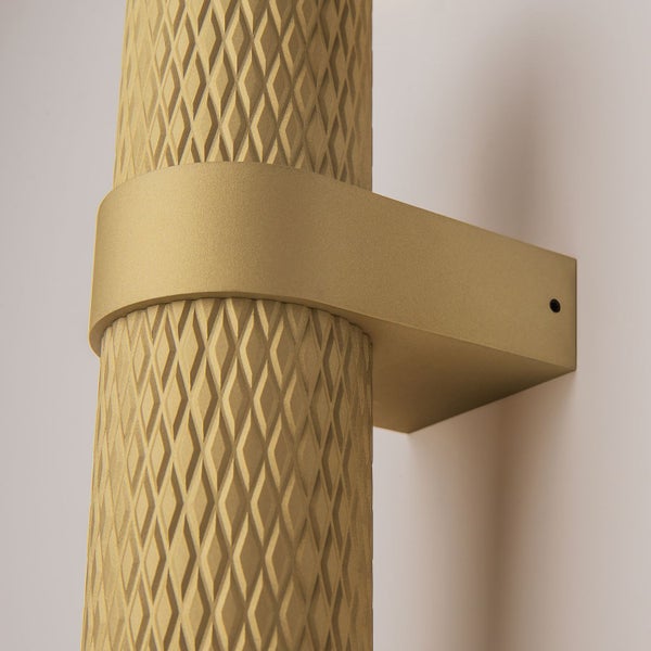 Dekorative Wandleuchte mit geometrischem Muster