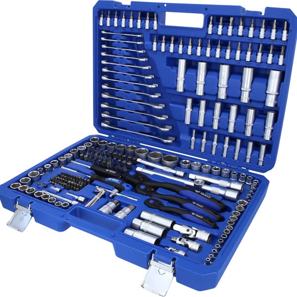 BRILLIANT TOOLS Steckschlüssel-Satz 216tlg. 1/4 3/8 1/2 - BT023216