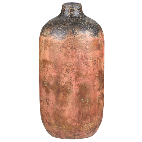 Blumenvase SARAGOSSA Keramik 53 cm Kupfer