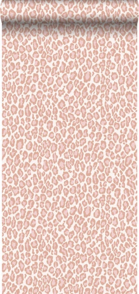Walls4You Tapete Leopardenmuster Rosa - 0,53 x 10,05 m - 935282