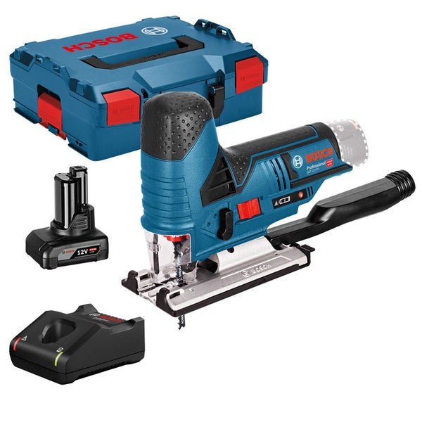 Bosch Akku-Stichsäge GST 12V-70 / 1x 4,0 Ah Akku + Ladegerät in L-Boxx