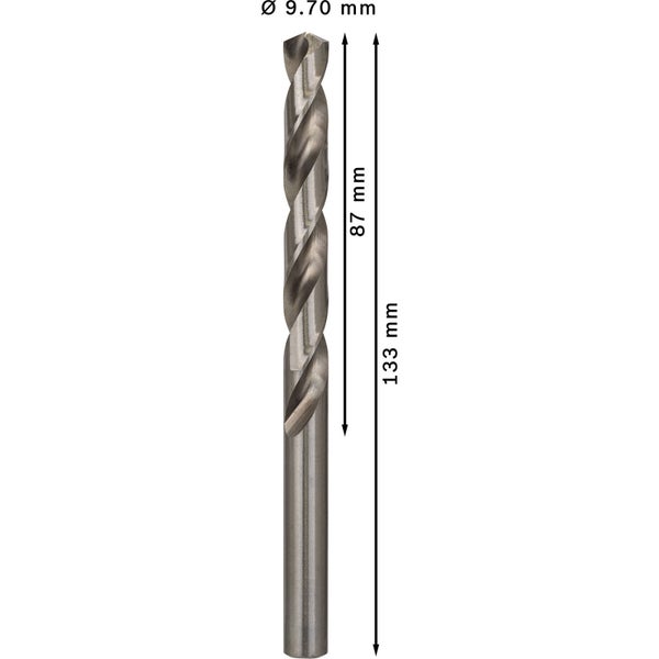 Bosch PRO Metal HSS-G Spiralbohrer 9,7 x 87 x 133 mm - 2608585520