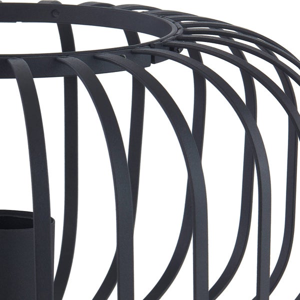 Metall Windlicht mit geometrischem Design