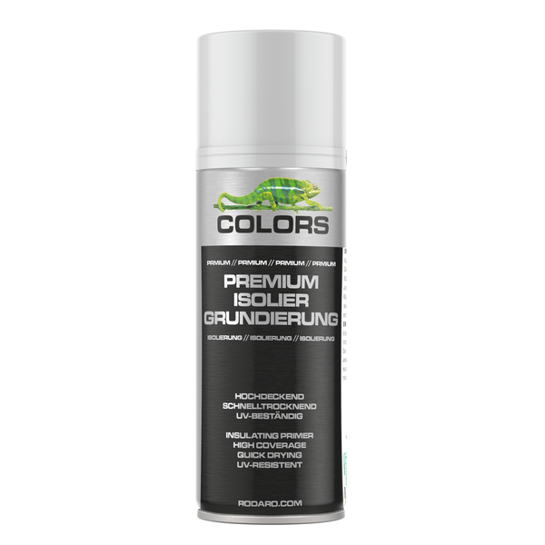 COLORS Premium Isoliergrundierung Sprühdose zur isolierenden Vorbehandlung von Oberflächen