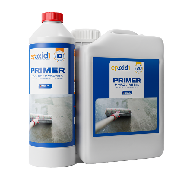 Epoxidharz Primer Set mit Härter und Harz für den Einsatz im Innenbereich
