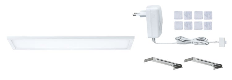 LED Unterschrankleuchte Ace eckig 300x7mm 520lm 2700K Weiß, Satin dimmbar