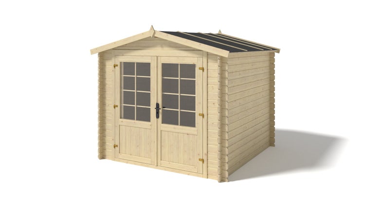 Gartenhaus, Gerätehaus 6,25m2 - 2,50x2,50m - 28mm