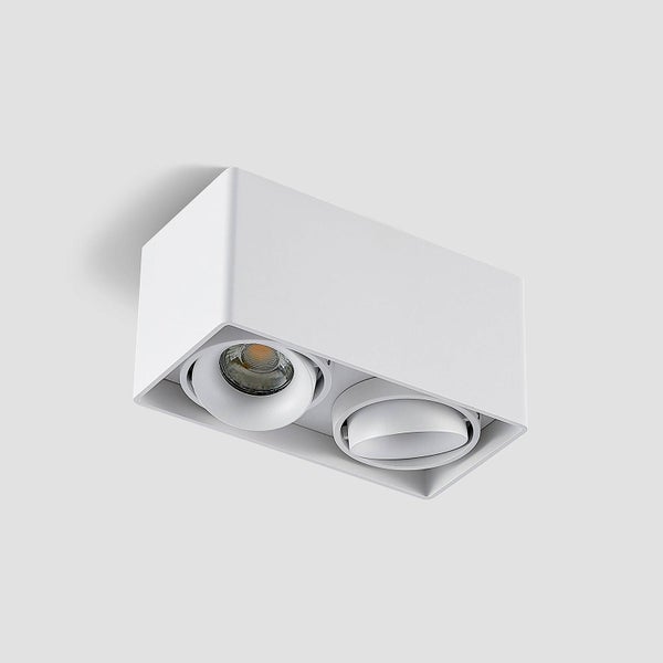 Deckenaufbaustrahler mit zwei Leuchten