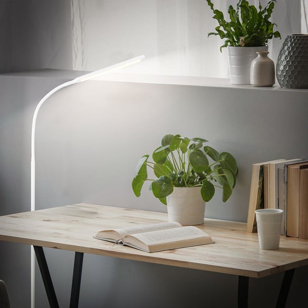 LED Stehlampe LED Stehleuchte Standleuchte Dimmbar Touch Warmweiß Schwenkbar
