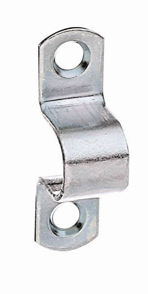Rohrschelle aus Metall mit zwei Befestigungslöchern für die Wandmontage