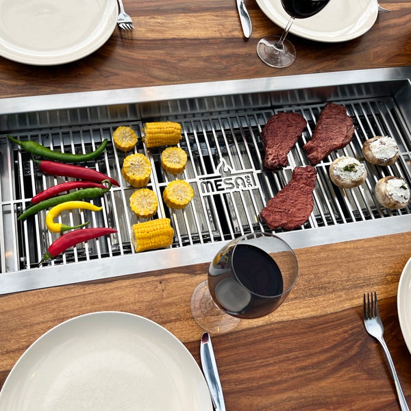 Mesa Dos Grilltisch in Walnuss 110cm x 220cm