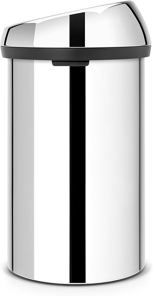 Brabantia Abfallbehälter Mit Soft Touch Öffnung 60 Liter HxBxT 71 x 40 x 40 cm Metall Edelstahl