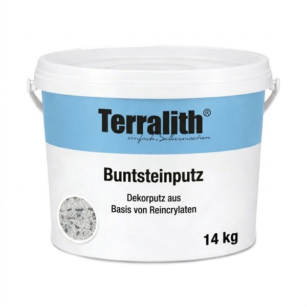 Terralith Buntsteinputz, Dekorputz auf Basis von Reinacrylaten, 14 Kilogramm