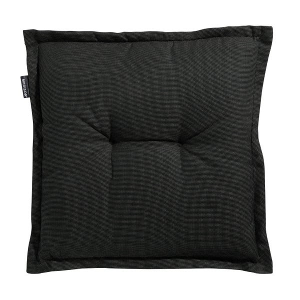 Sitzkissen Rib schwarz - Ca. 50x50 cm - 4er-Set