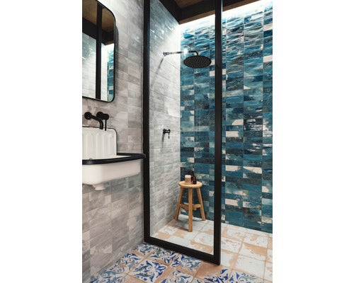 Wandfliese FS Tradition Brick silver LT 20x40cm