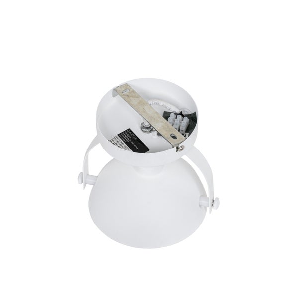 Weiße Wandleuchte mit Deckenbefestigung