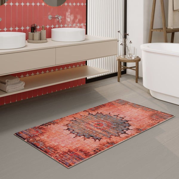 Badteppich Rot Healing WECONhome 60x100 cm