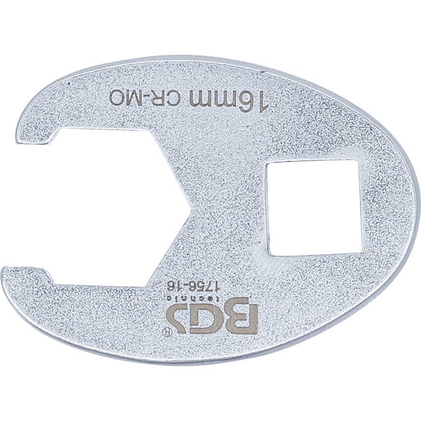 BGS Hahnenfußschlüssel Antrieb Innenvierkant 10 mm (3/8) SW 16 mm - 1756-16