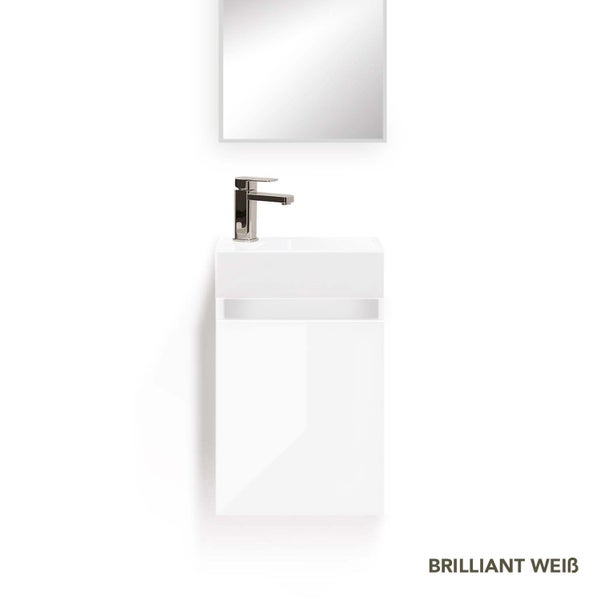 Gäste-WC Badmöbel Waschbecken mit Unterschrank Handwaschbecken