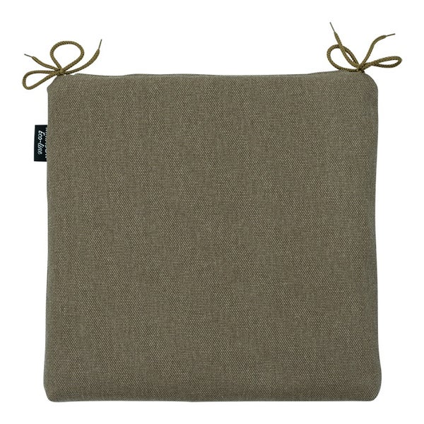 Sitzkissen Taupe Canvas Eco+ - Ca. 40x40 cm - 4er-Set
