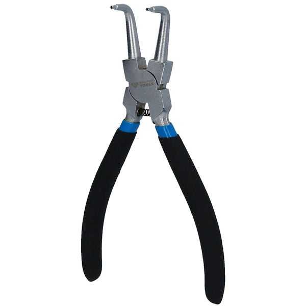 BRILLIANT TOOLS Seegeringzange für Innensicherungsringe abgewinkelt 175 mm - BT067004