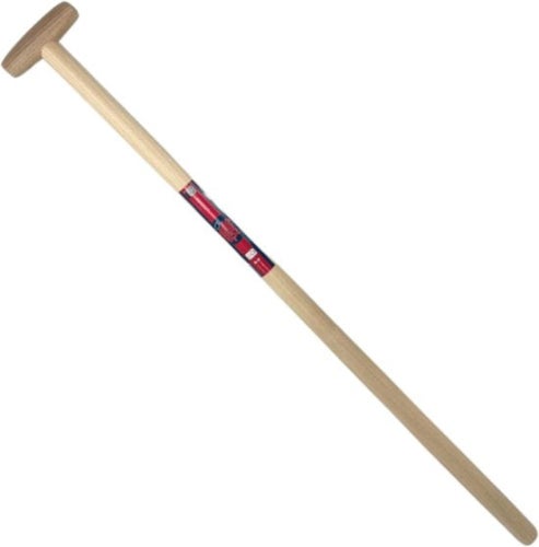 Holzstiel mit T-Griff für Gartengeräte