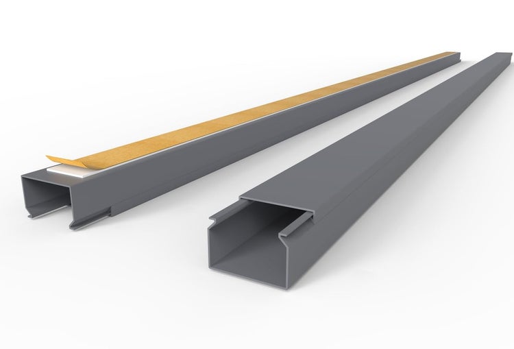 CILSON WDK3020SG Art.-Nr. 6700200.1 Kabelkanal Selbstklebend 30x20mm Grau - 1 m / 1000 mm, Umfangreiche Kabelkapazität, Dauerhafter Halt