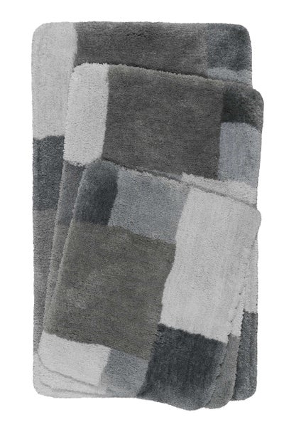 Badteppich Grau Cala Rosso Homie Living 55x65 cm
