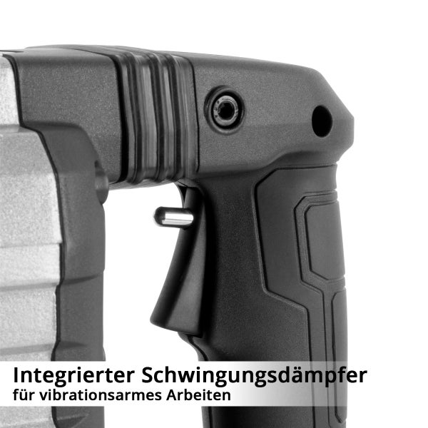 Detailaufnahme eines Bohrhammers mit integriertem Schwingungsdämpfer