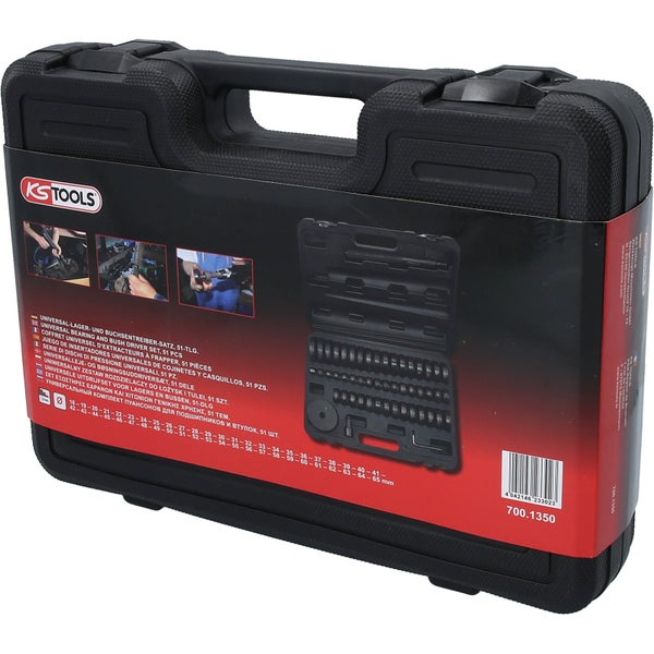 KS Tools Universal Lager und Buchsentreiber Satz, 51-teilig im Koffer