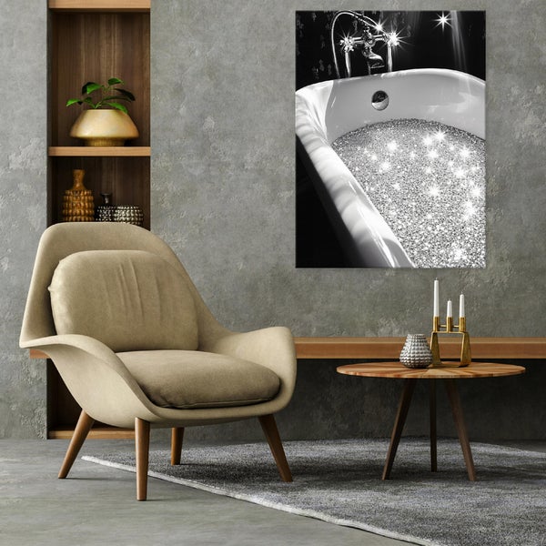 Leinwandbild Abstrakt Badezimmer Modern Bilder 120x80 cm