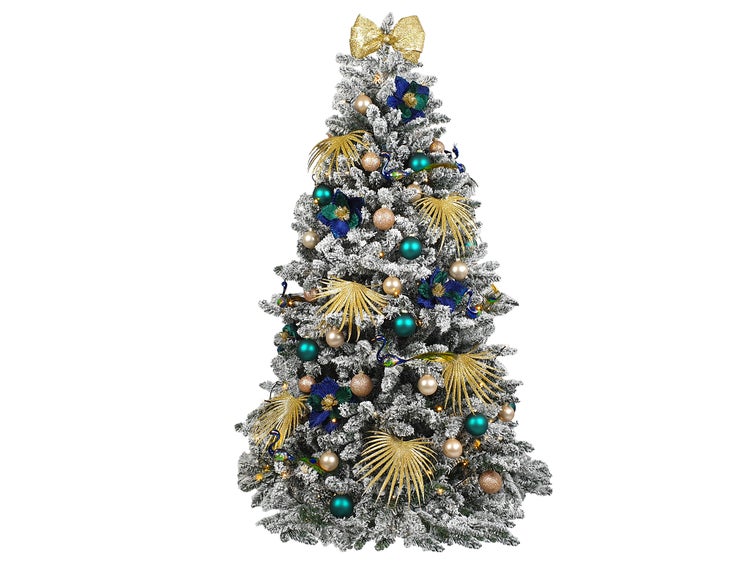 LAALU Weihnachtsschmuck-Set 77 Stück in einer Luxus-Box ROYAL LORD für Weihnachtsbaum 120-210 cm