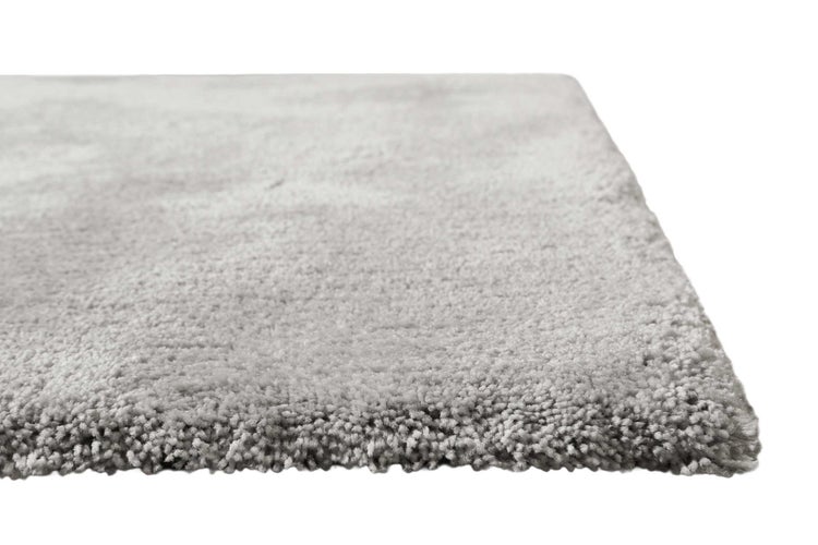 Teppich Hellgrau Creme meliert Hochflor Pisa Homie Living 70x140 cm