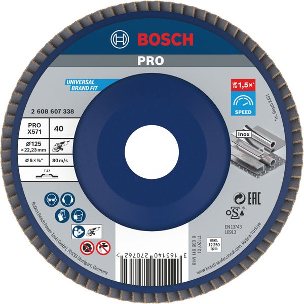 Bosch Pro Fiberscheibe, Durchmesser 125 mm