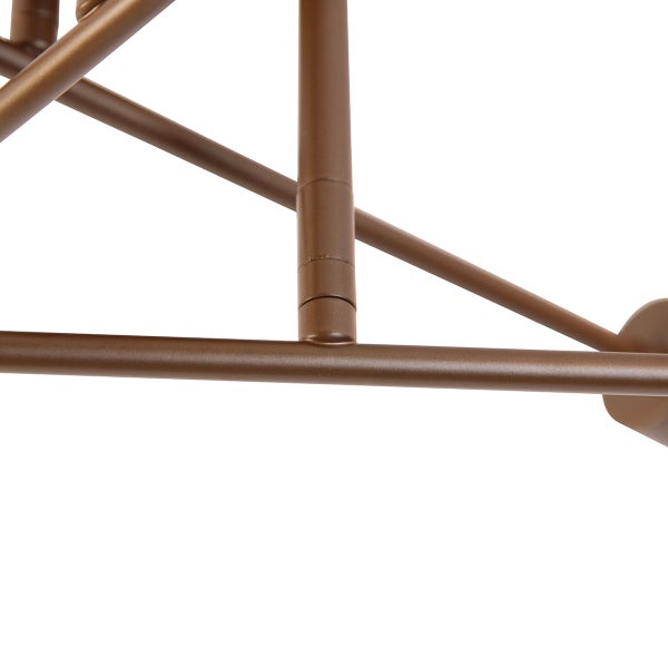 Detailansicht des Gestells einer Leuchte.