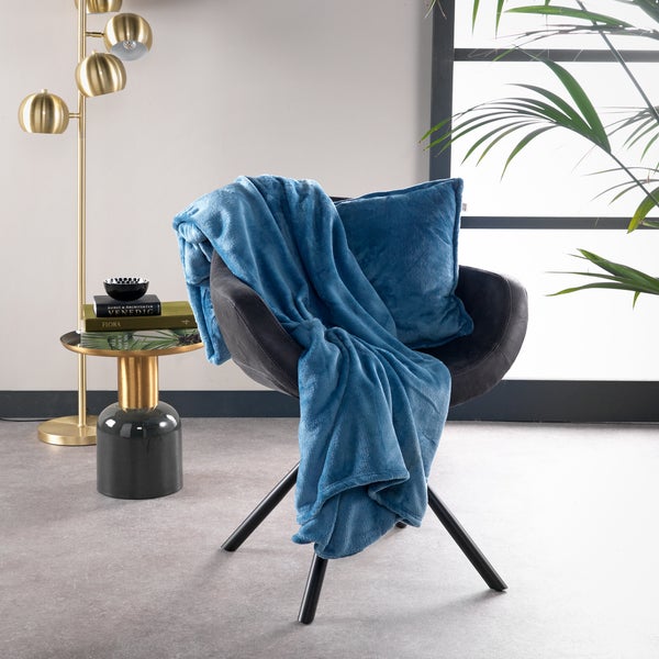 Wohndecke Billy - Blau 150x200 cm